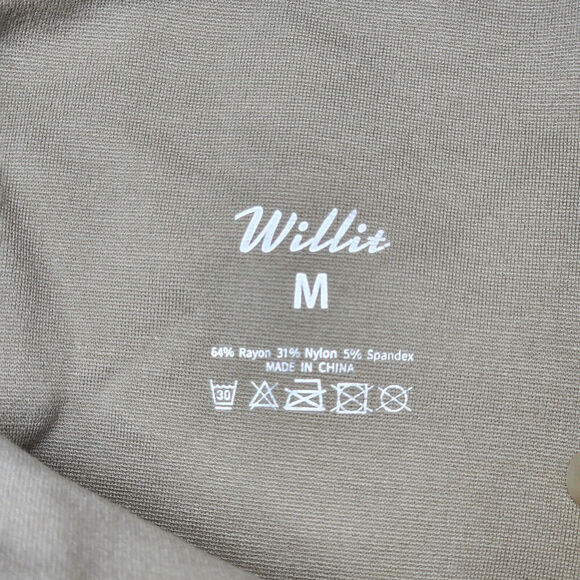 Willit Women's Khaki Tan Wide Leg Pants Sz M - NWT - Picture 4 of 4